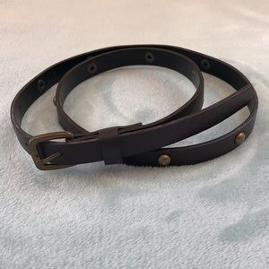 Brown With Gold Accent ls Belt